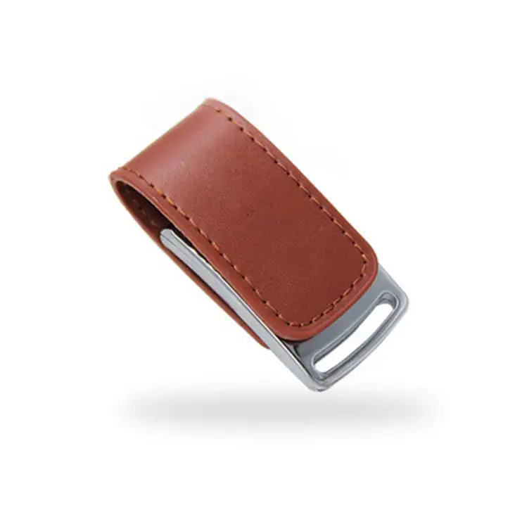 Different color leather USB Flash Drive 4GB 8GB 16GB 32GB USB 2.0 3.0 Memory Flash Stick Gifts Pendrive Custom Logo Printing usb