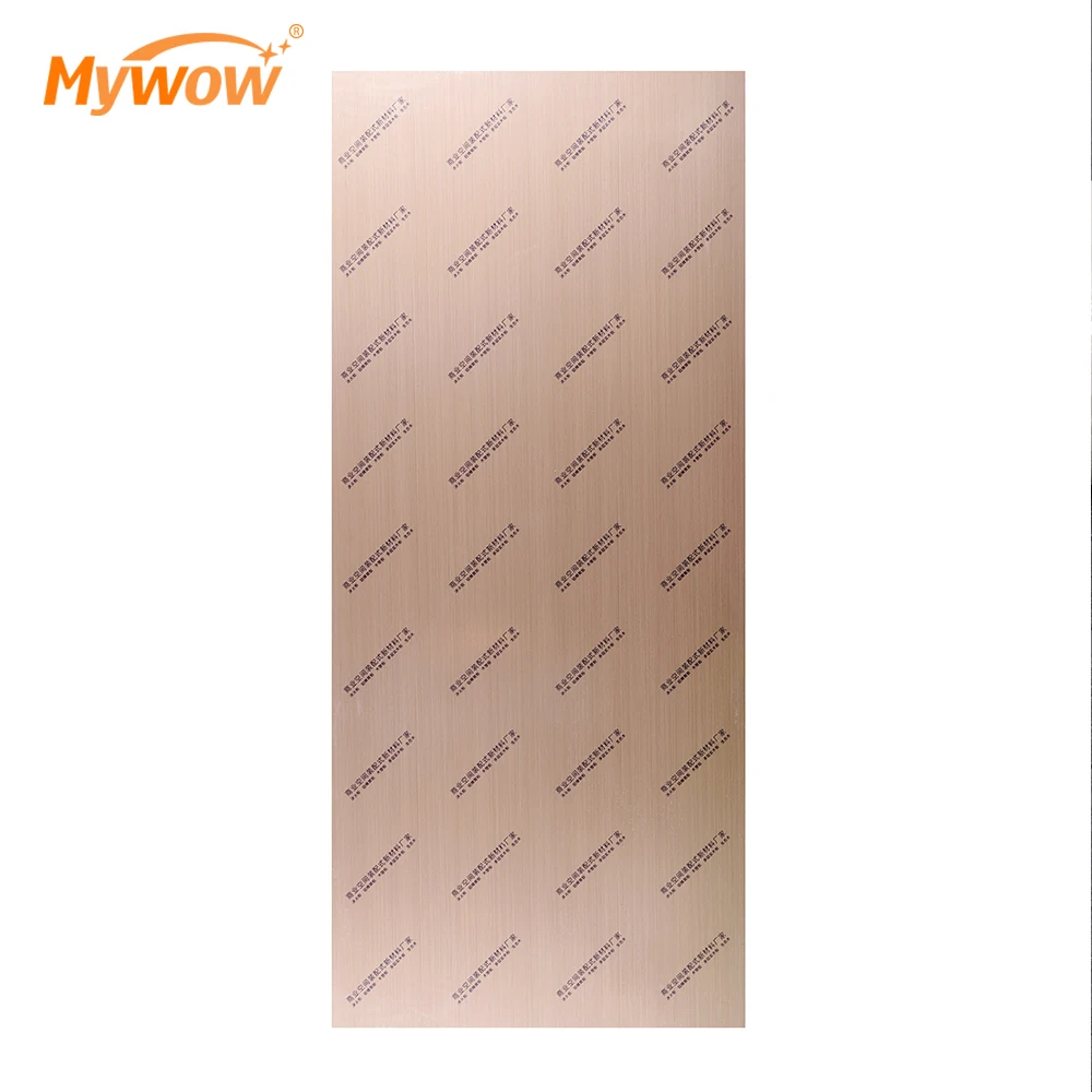 High Glossy PET Film Mirror Film 1220x2800MM 5MM 8MM Thickness PVC Laminated Foam Panel Bamboo Charcoal Board
