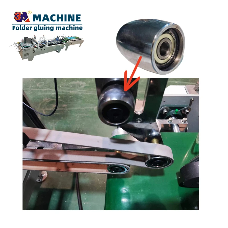 Automatic  Box Folding Gluing Machine accessories Box pasting machine Press pulley of pasting machine folder gluer  spare parts