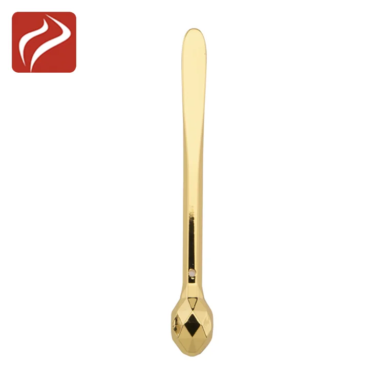 In Stock Face Eye Cream Mask Skin Care Spoon Gold Reusable Mini Metal Cosmetic Spatula