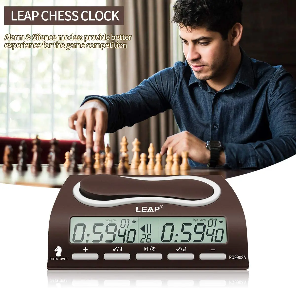 Multifunction chess clock digital chess timer