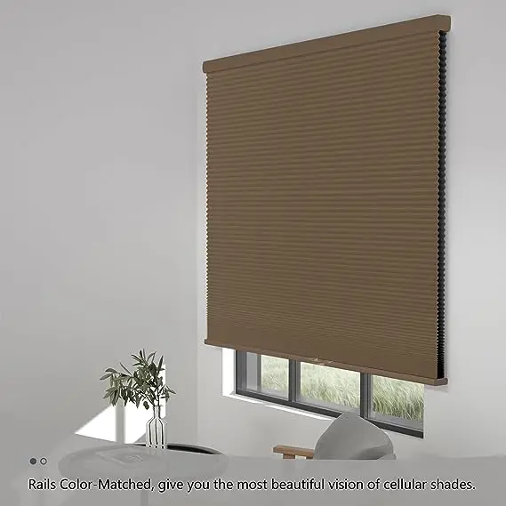 Professional Large Factory Anti-uv Honeycomb Blinds Cellular Fabric Double Cellular Honeycomb Blinds