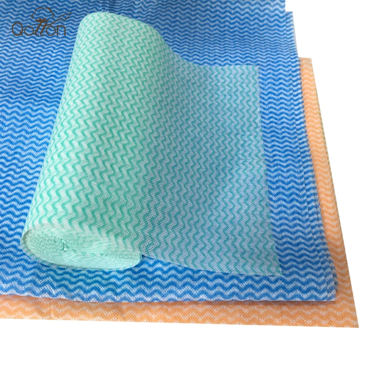 household reusable kitchen bamboo microfiber roll nonwoven fabric multi purpose car wash cloth dish cloth