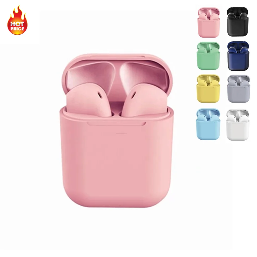 Производитель, самые дешевые спортивные наушники, оптовая продажа i7 Tws i12 Inpods 12, гарнитура, беспроводные наушники с микрофоном