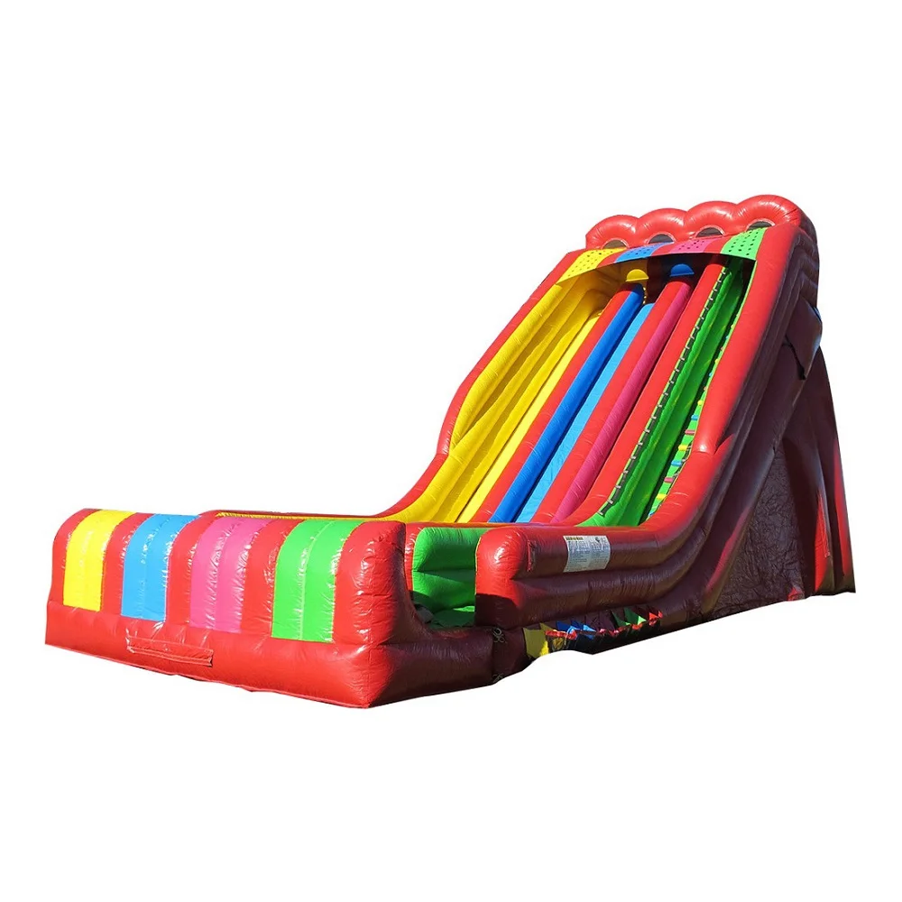 Commercial Grade Outdoor Inflatable Super Slide Triple Lindy Inflatable Slide
