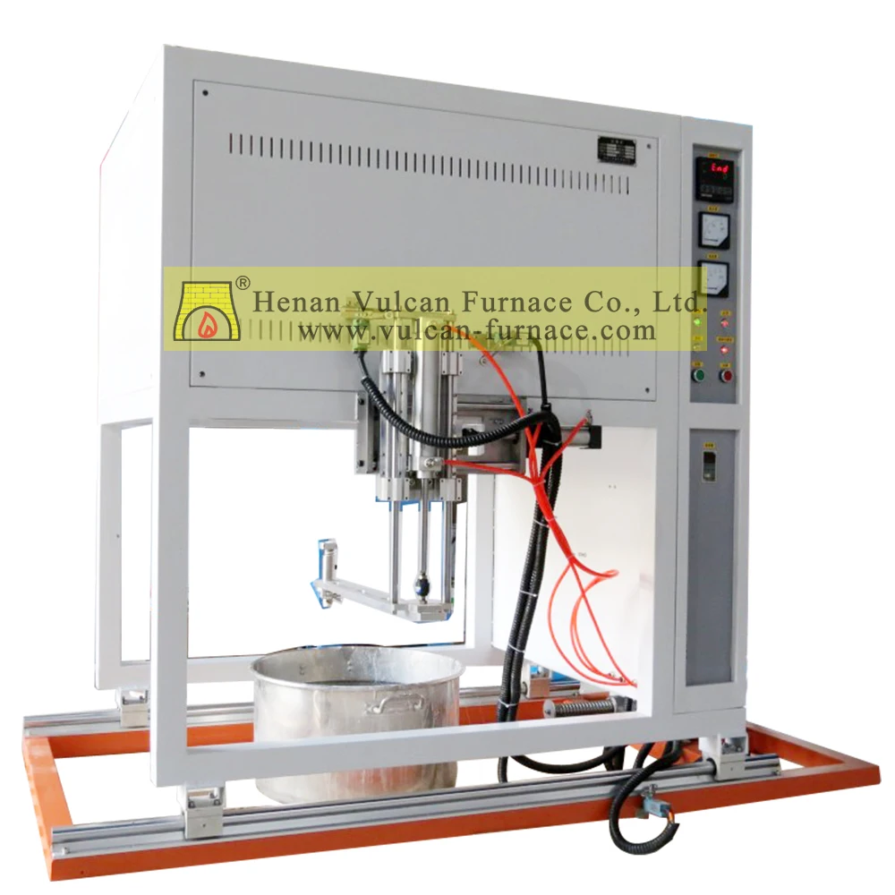 Automatic crush Frit Furnace VF-17R Automatic Carbon Control Natural Gas Fired Pit Type Carburizing Furnace