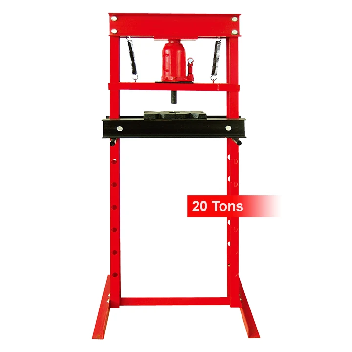 Factory 20 Ton Vertical Manual Hydraulic Shop Press Machine Car Vehicle Repair Equipment CE Hydraulic Cylinder Shop Press Tools