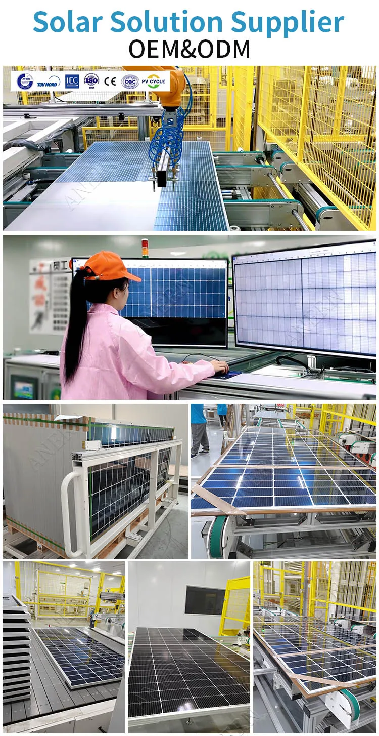 warehouse 450W 550W solar panel photovoltaic panels household appliances