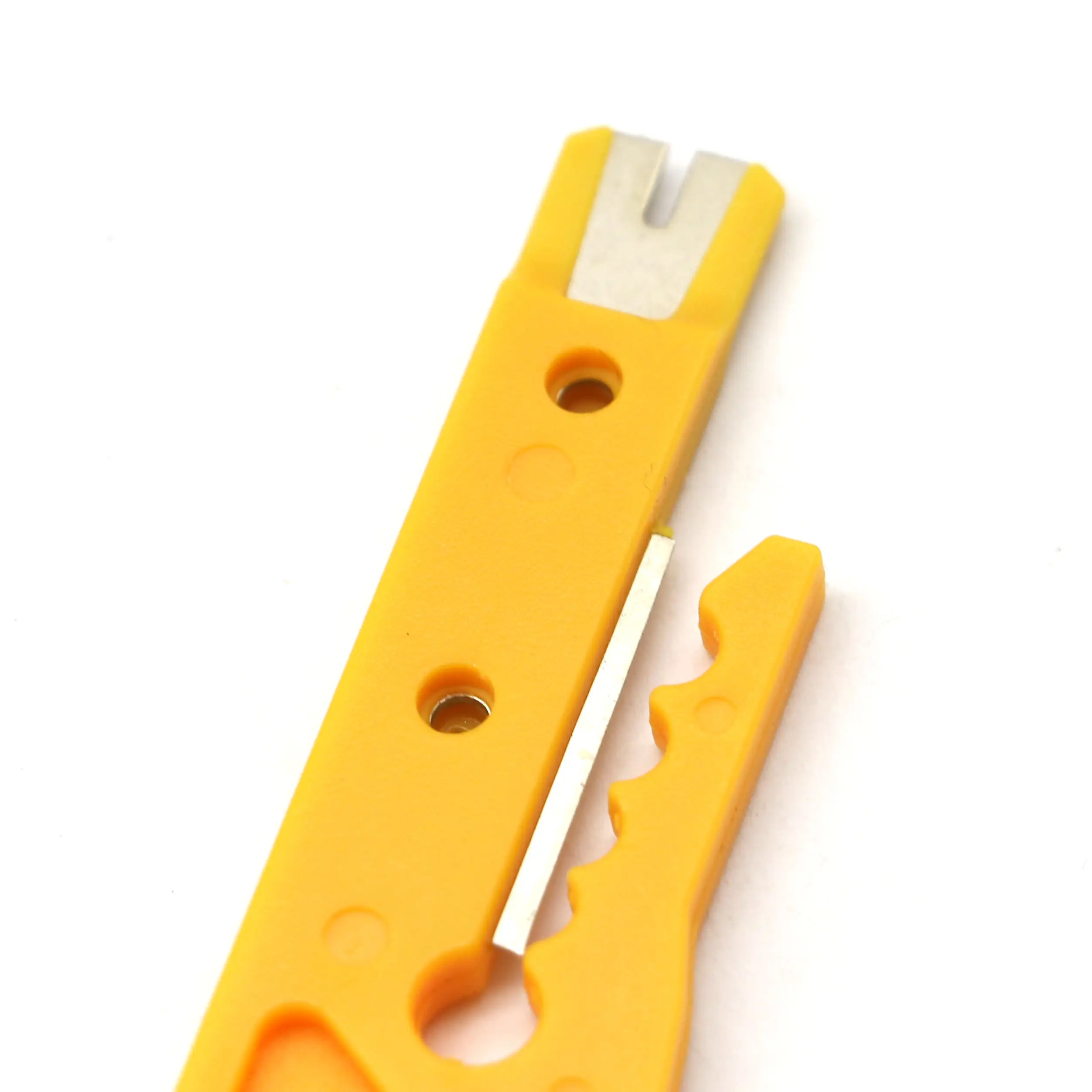 Wire Cutter and Cable Stripper Crimping Tool for Cat 5 Cat 6 Pass-Through Connector Multi Stripper Knife Crimper Pliers Portable