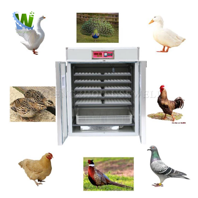 Poultry Hatchery Equipment Automatic Chicken Duck Goose Egg Hatching Incubator Machine for Efficient Hatching