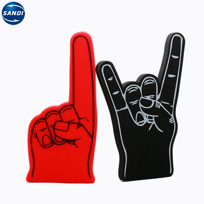 
Promotional custom EVA cheering giant foam middle finger 