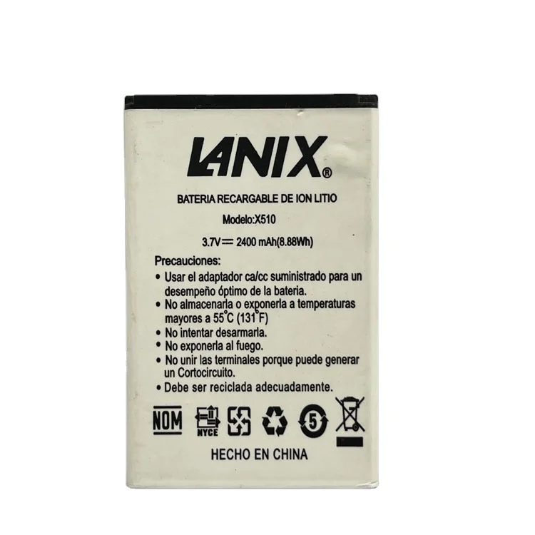 LANIX X510 wholesale rechargeable battery lithium ion mobile