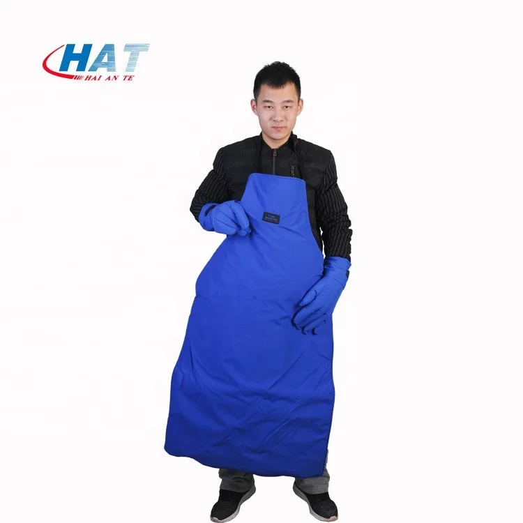 Liquid Nitrogen Safety Apron Cryogenic Protective Clothing Cold Resistant Suits for Cryogenic Equipment