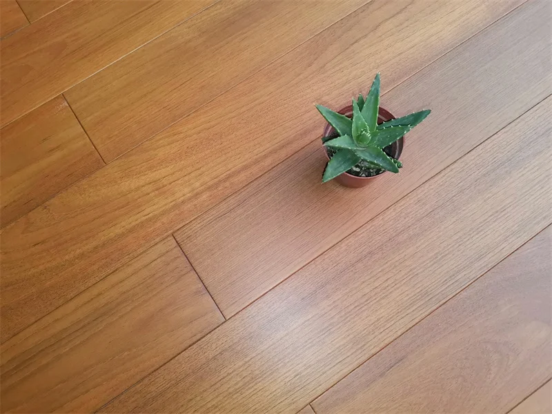 High quality matt teak parquet multilayer engineered wood floor