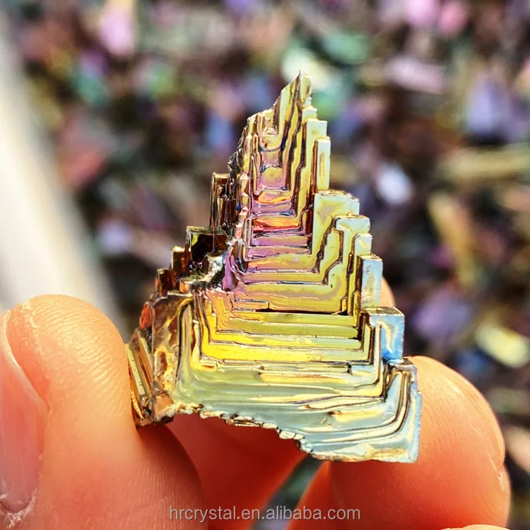 Healing Semi-precious Stone Crafts Bulk Small Bismuth Ore Specimen Gemstone Crystal Mineral