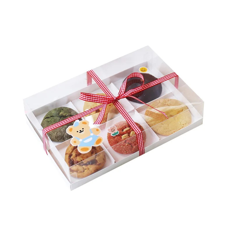 Stylish Clear Box / transparent Christmas Gift Packing box/ chocolate Square Food Box