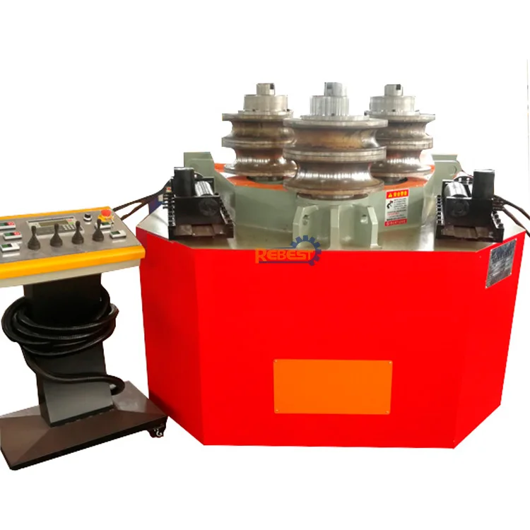 Automatic Section Material 3 Roller Manual Bending Machine / Hydraulic Pipe Bender