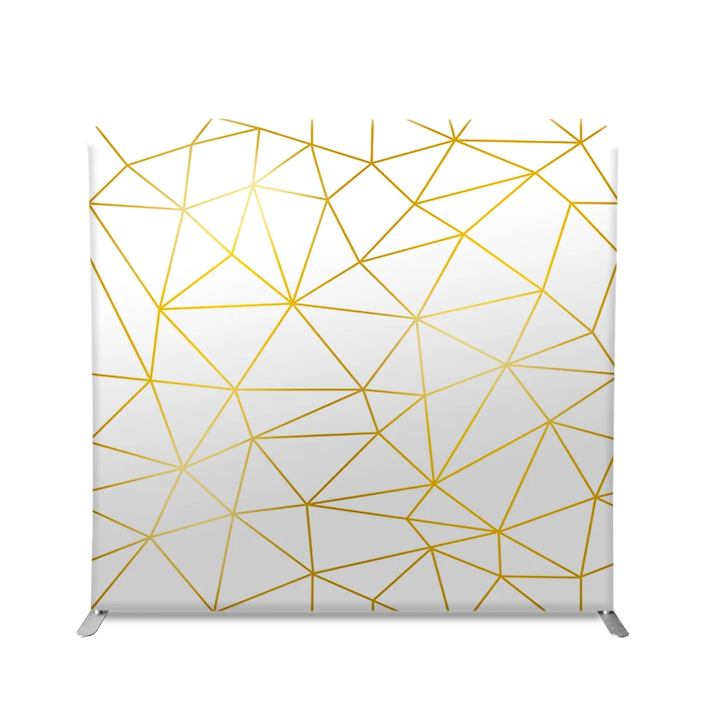 8x8ft custom straight double side pillow case cover full color printing photo booth photography backdrop stand