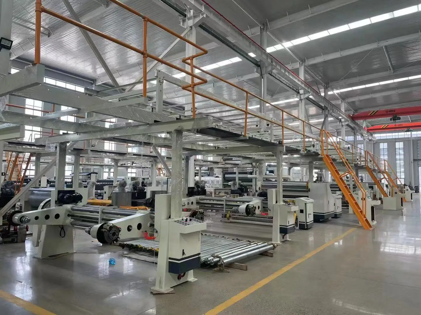 Automatic double wall 3 5 7 layer corrugated box cardboard carton paperboard corrugated cardboard production line