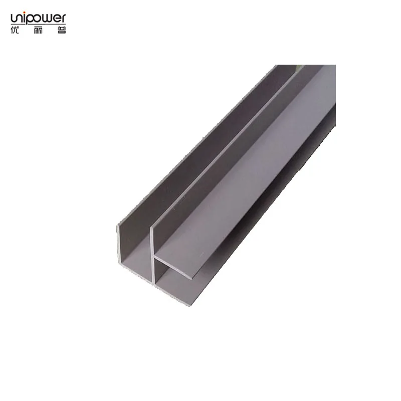 Лидер продаж, аксессуары для панелей из ПВХ slatwall, угловая отделка из ПВХ, Большая отделка J, средняя отделка H