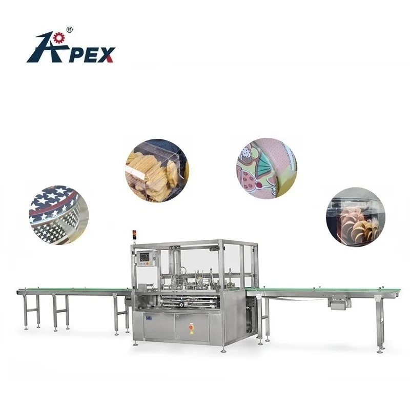 Customized Food Grade Material Automatic Packaging Tin Sealing Machine