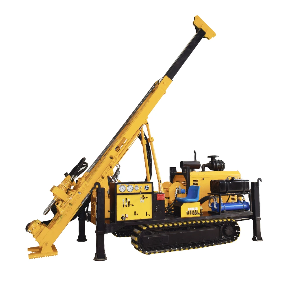 1000m Hengwang Hydraulic borehole diesel geological SPT CPT core gold mining drilling rig machine