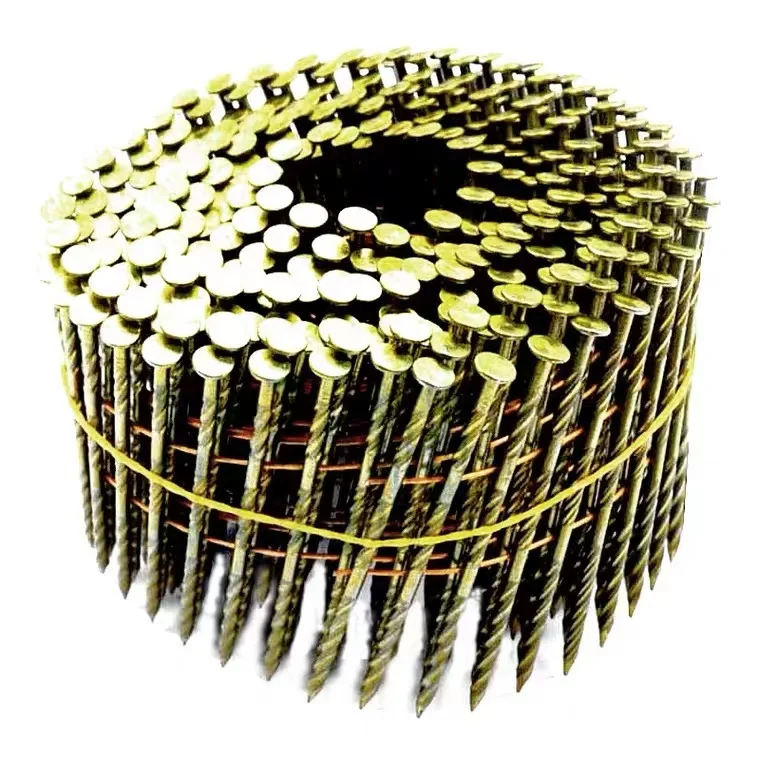 CLAVO EN ROLL PARE PISTOLAS CLAVADORAS NEUMATICAS CHINA HIGH QUALITY15 DEGREE PNEUMATIC PALLET COIL NAILS