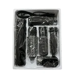 Amazon Hot Sales 5 in 1 Hair Dryer & Comb & Curling Negative Ion Straightener Professional Hair Care Tools