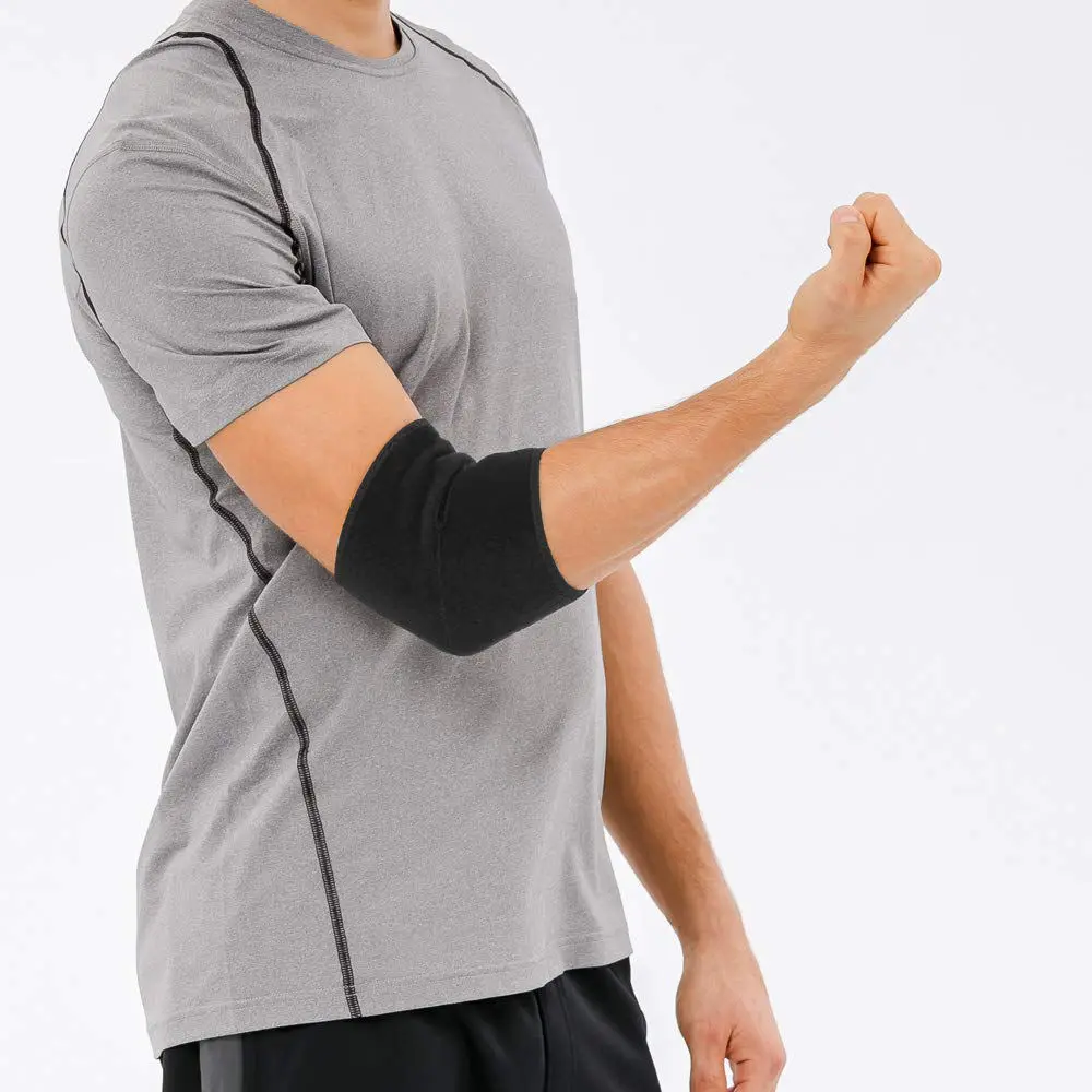 sports reversible neoprene elbow brace tennis and golfer elbow support wrap for men and women to reduce elbow joint pain