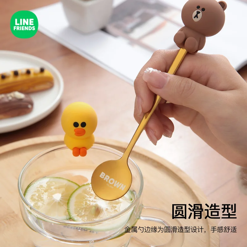 Кофейная ложка Line Friends из нержавеющей стали с