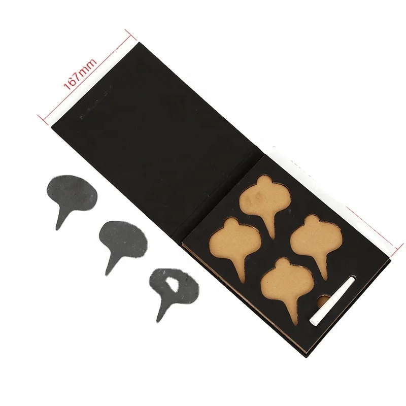 Cheese Markers Set Natural Slate Cheese Labels Price Tags Name Tags for Cupcake, Food, Party, Wedding, Dinner