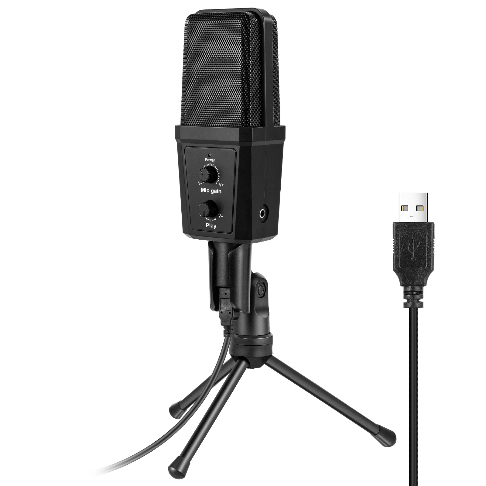 Высококачественный пользовательский микрофон гарнитура ручной USB настольный