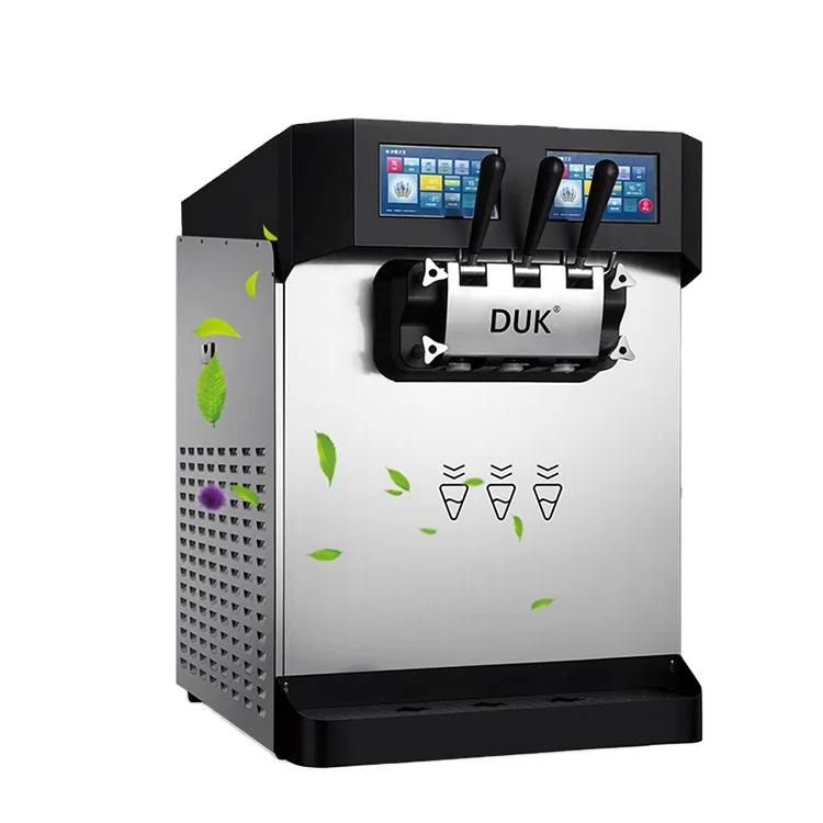 Factory best price ice cream machine commercial soft ice cream machine 2+1 flavor ice cream machine