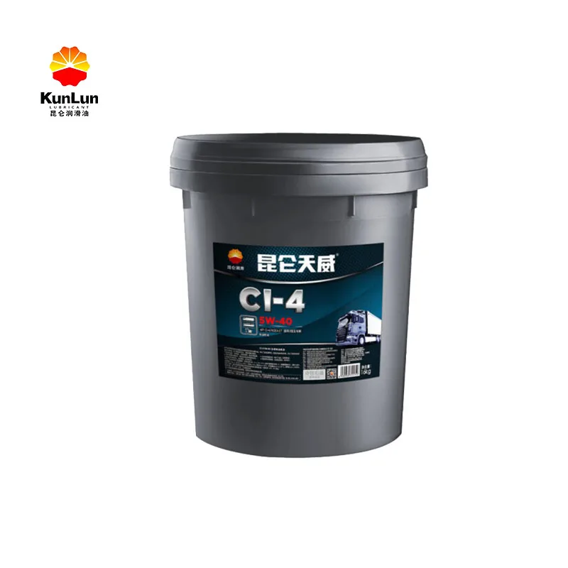 fully synthetic commercial vehicle diesel engine oil Sinopec Kunlun brand Tianwei CI-4 5W-40  4L/18L/200L/3.5KG/16KG/170KG