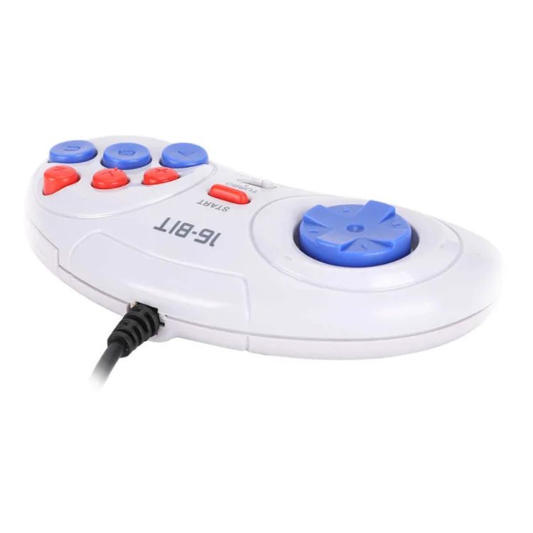16Bit Wired Game Controller for Sega Games Console 16 bit turbo controller mini gamepad