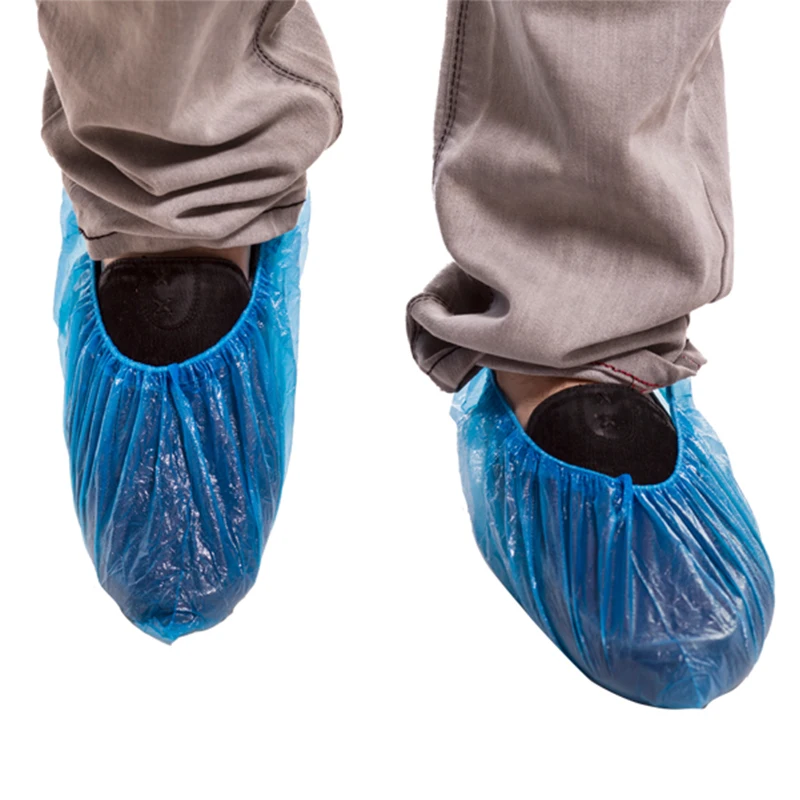 ready to ship PE/CPE/PP disposable foot cover cleanroom