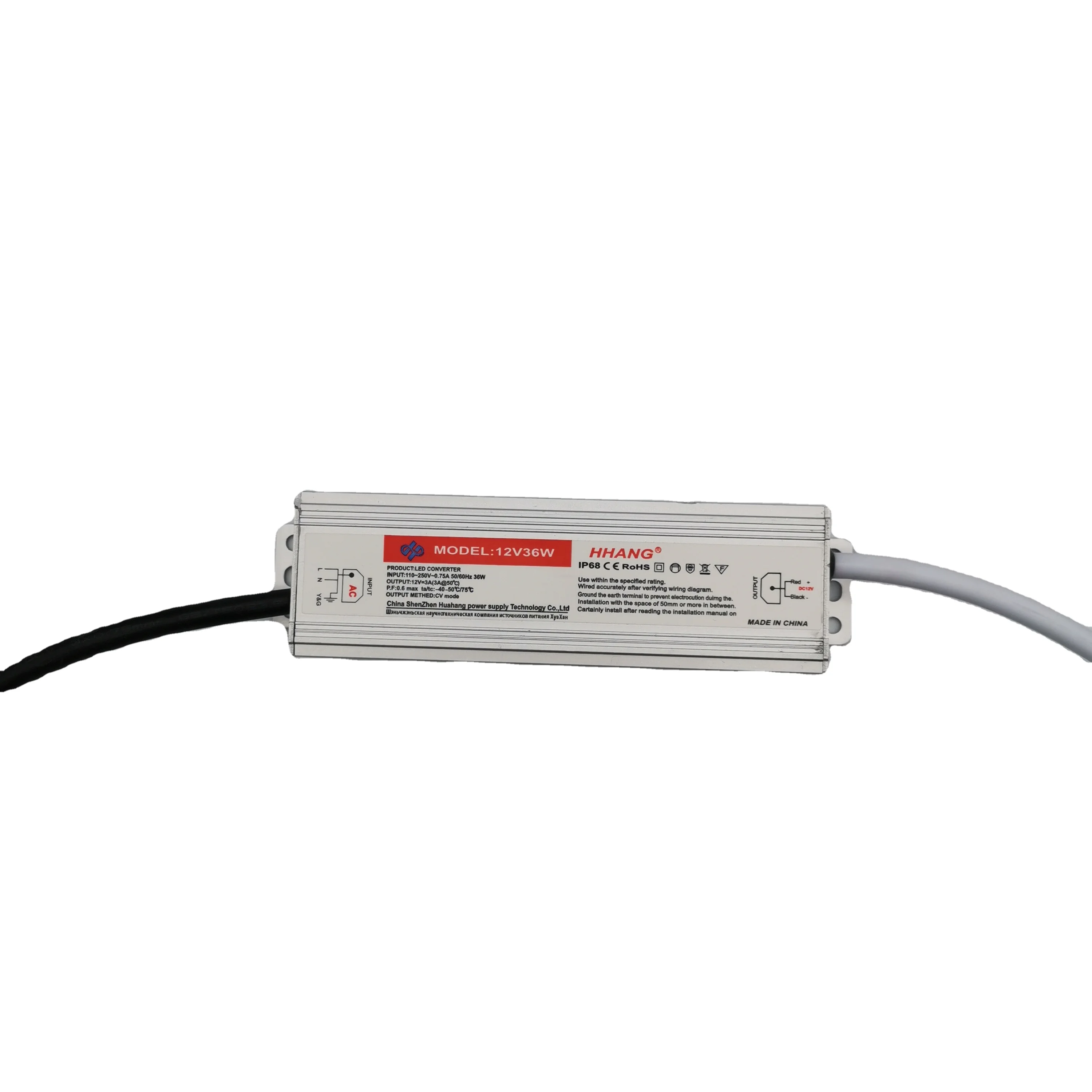 Factory Wholesale 24V 36W Switching Power Supply  AC to DC Rainproof LED Power Supply Module Product Description