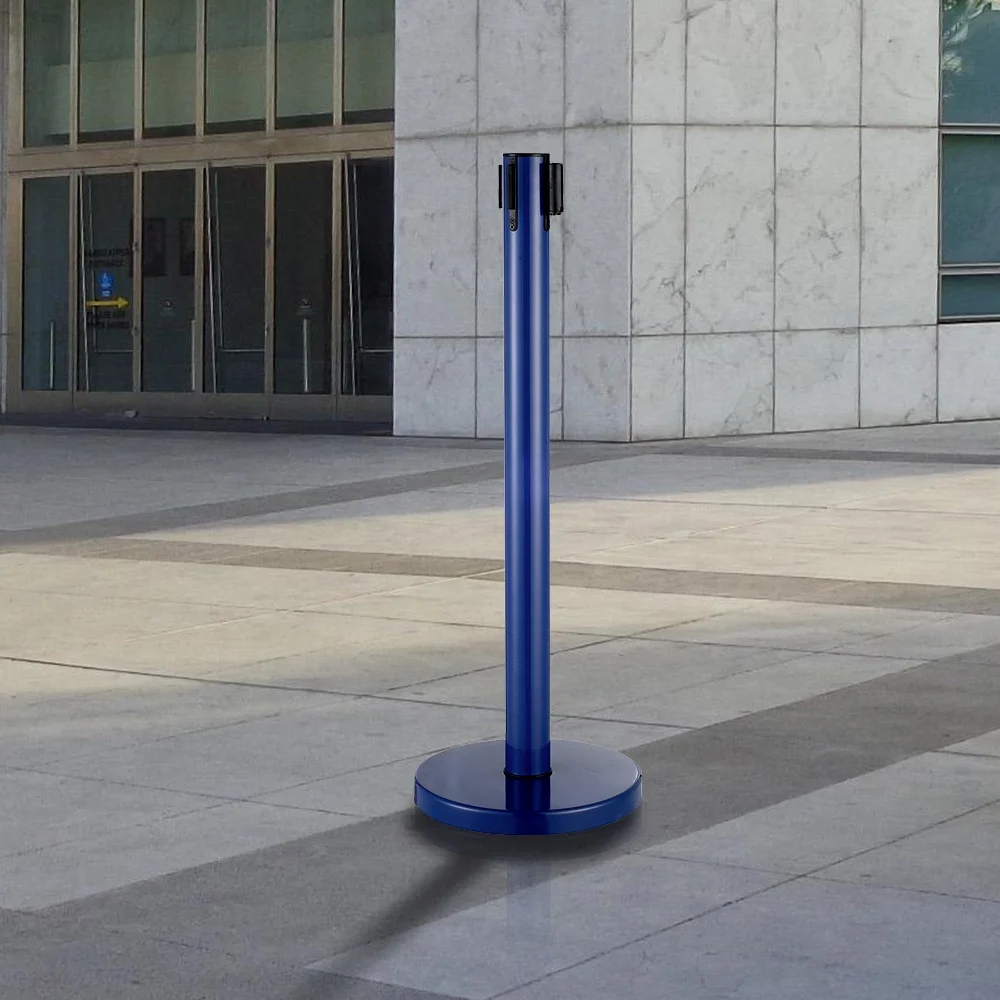 queue stand retractable barrier tape hotel stanchion