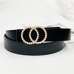 Women Waist Pearl Belt Cinturon Mujer Luxury Brand Ceinture Femme Dresses Woman Girls Ladies Belts  Fashion Belts