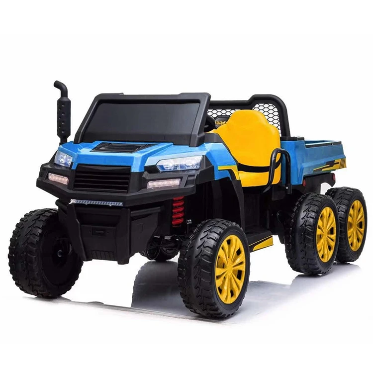 24V Battery 4 Motors 6-wheel Children Electric Toy Ride On Car Tractor