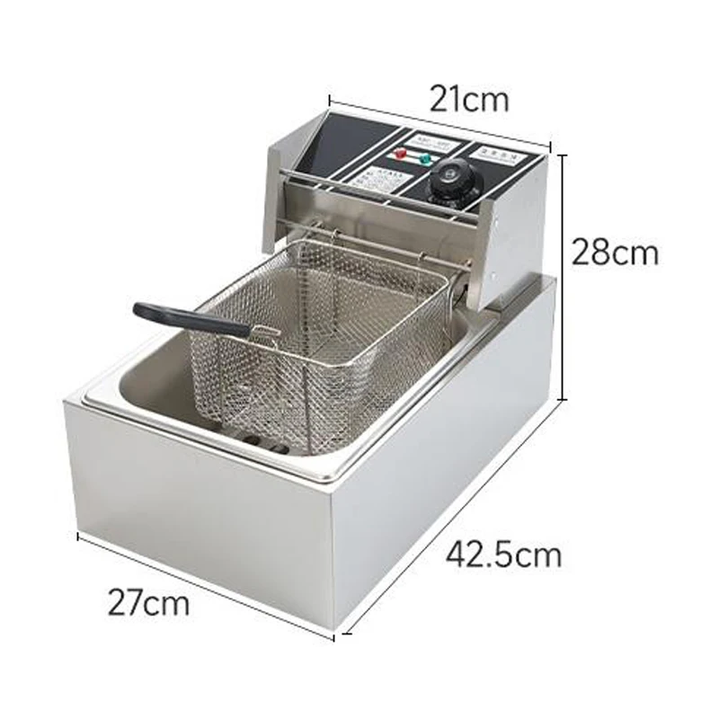 Belshaw Tempura Commercial Dim Sum Fryerfish Broast French Fries Chicken Egg Flat Grade Counteertop Fryer