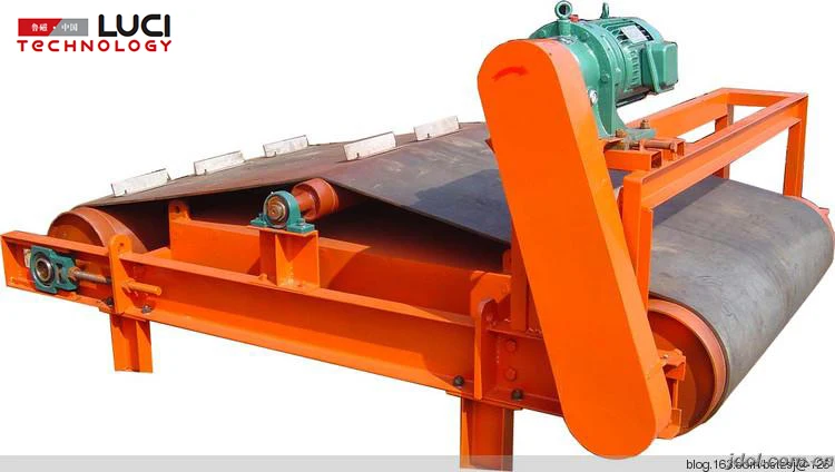 suspends self-discharging permanent magnetic separators for removing iron