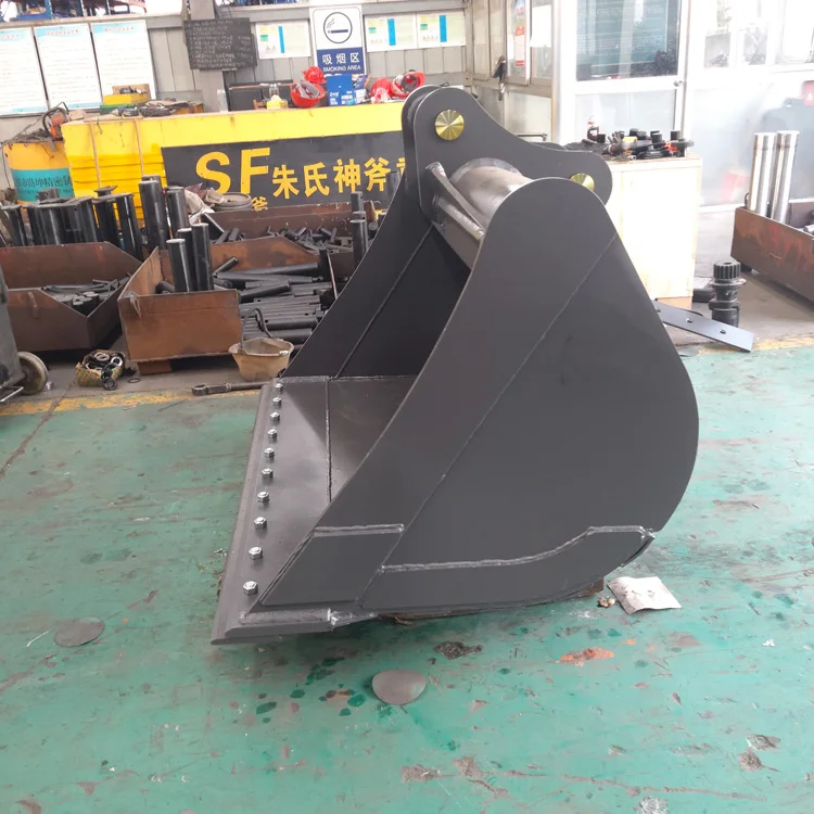 new excavator Mud bucket wide width bucket clean bucket with double cutting edges customized for excavator
