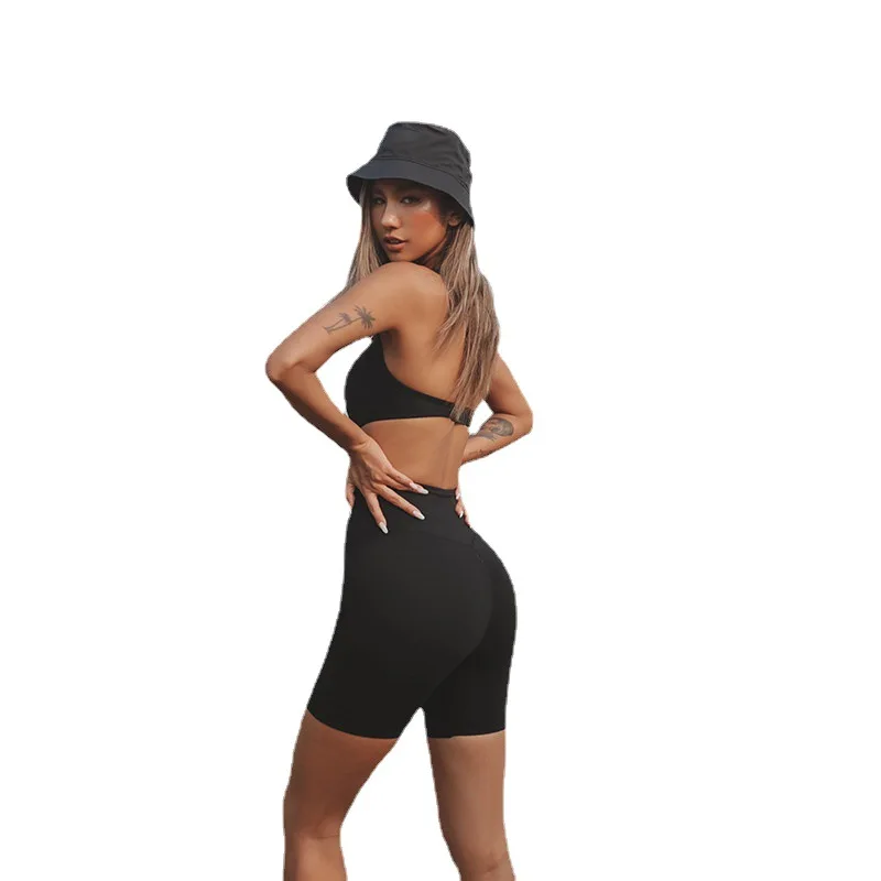Women One Piece Jumpsuits Beautiful Back Sports Women Athletic Wear Sets Fitness Training Leisure One-piece Yoga Set