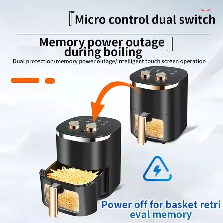 British regulation European regulation fried chicken chips egg tart roast home visual touch screen air fryer