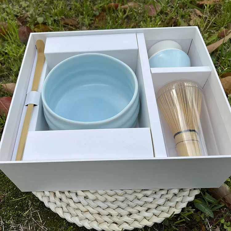 Customized Matcha Whisk Kit Matcha Set Bamboo Bowl Pinck Matcha Set