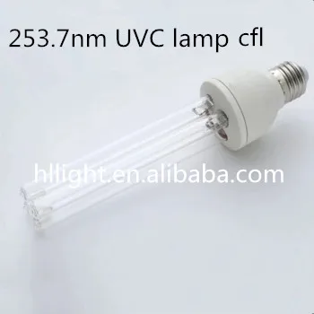 Светодиодная энергосберегающая лампа cfl 20 Вт uv uvc 254nm ультрафиолетовые лампы 15 220 В/110 В