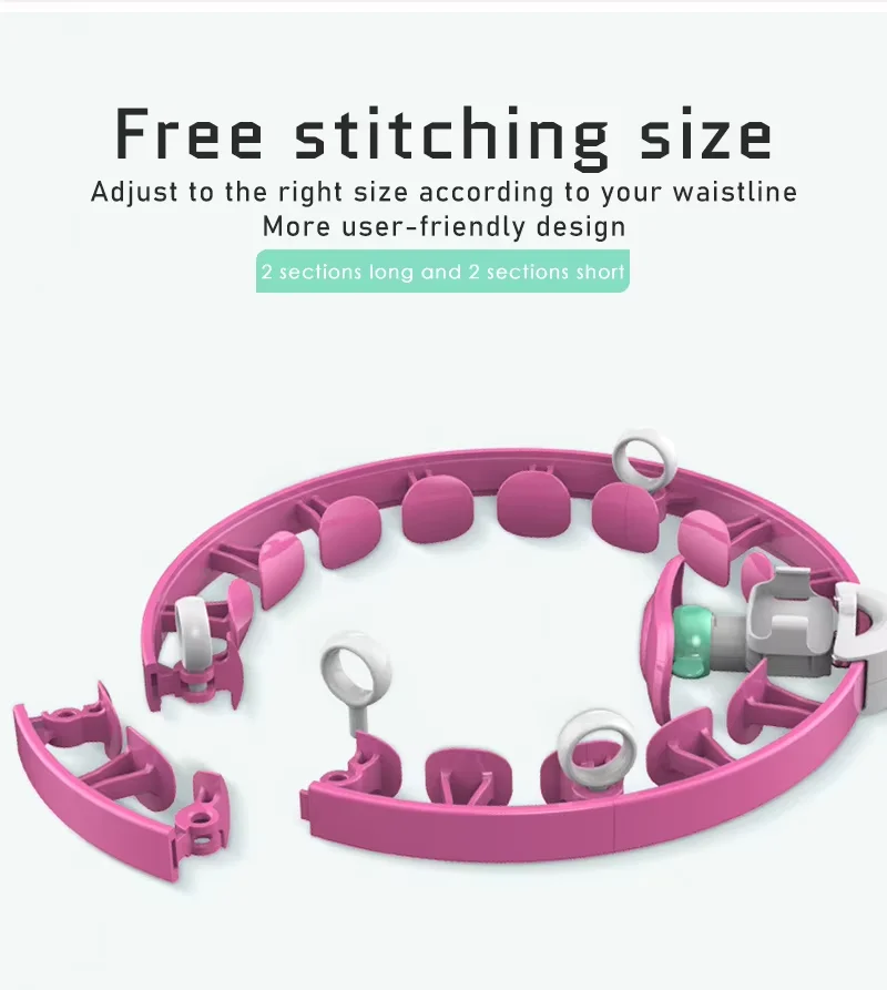 YIWU Smart Fitness Circles for Adults Weighted Hula Hoop with Vhoop Combo for Weighted Hoola Hoop Workout