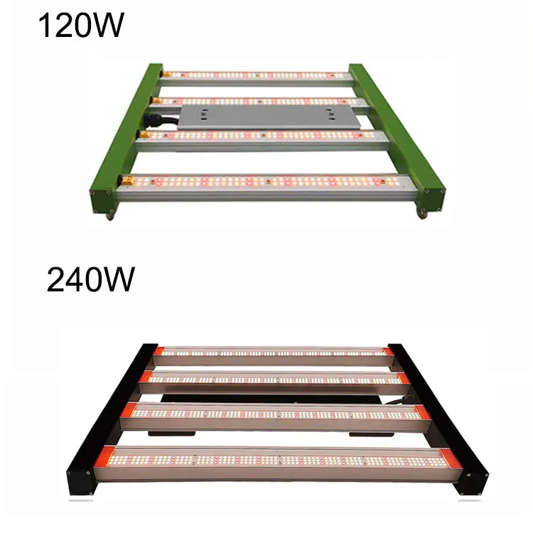 Waterproof grow lights 4 bars 120W 240W full spectrum LED grow lights SMD3030 chip indoor plant greenhouse grow lights