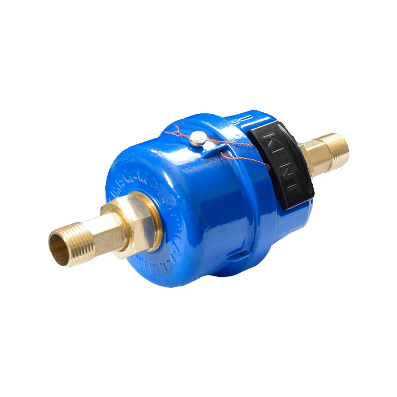 15mmB Class Mass Rotary Piston type Volume water meter blue body